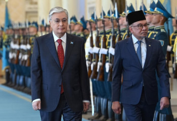 В Акорде торжественно встретили Премьер-министра Малайзии