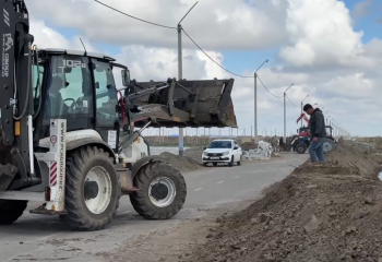 Опасность паводка: воду перенаправляют в Каспийское море в Атырауской области