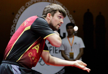 Герасименко успешно преодолел групповой раунд на лицензионном турнире по настольному теннису в Ташкенте