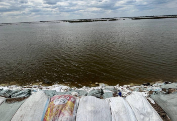 Атырау облысындағы Жайық өзеніндегі су деңгейі көтеріліп жатыр