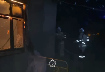 В Шымкенте потушили пожар в частном доме