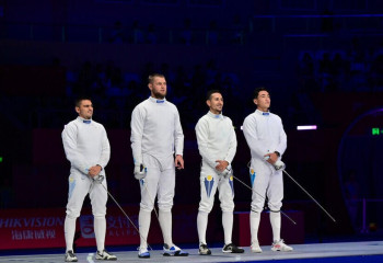 Шпагамен семсерлесуден Қазақстан ерлер командасы қола медаль иеленді