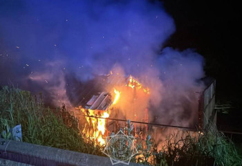 На территории дома отдыха в Алматы загорелась баня