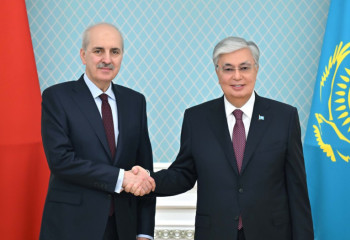 Head of State receives Speaker of National Assembly of Turkey  Numan Kurtulmus