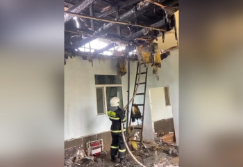 Детский сад загорелся в Туркестанской области