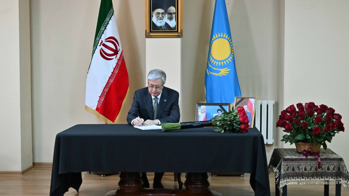 Head of State visits Embassy of Iran in Kazakhstan