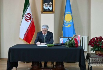 Head of State visits Embassy of Iran in Kazakhstan