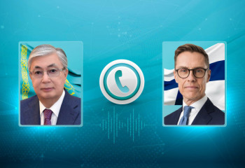 Kassym-Jomart Tokayev talked with President of Finland Alexander Stubb