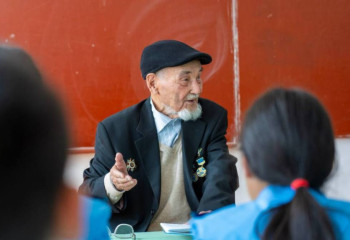 Ветеран ВОВ Курмат Рахимов посетил родной край спустя 14 лет