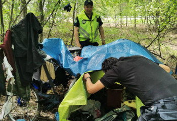 Полицейские СКО нашли в лесу мексиканского велопутешественника