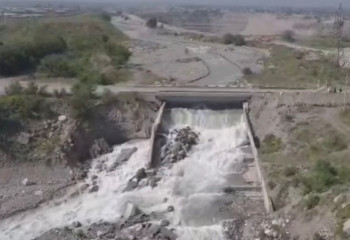 Алматинской области угрожает наводнение из-за подъёма воды в реке Талгар