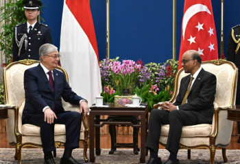 Қасым-Жомарт Тоқаев Сингапур президентімен келіссөз жүргізді