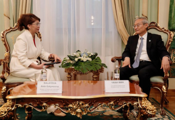 Aida Balayeva discusses cultural cooperation with Secretary General of SCO Zhang Ming