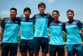 Сборная Казахстана пробилась на чемпионат мира по теннису