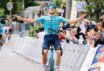 Сын Александра Винокурова продолжил династию велогонщиков и одержал свою первую победу в профиспорте