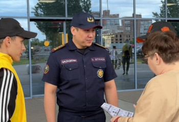 ШҚО ТЖД жер сілкінісі кезіндегі іс-қимылдарды еске салады