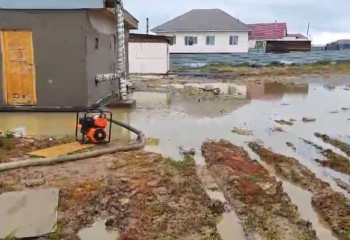 2 дома и 20 дворов подтопило в Акмолинской области