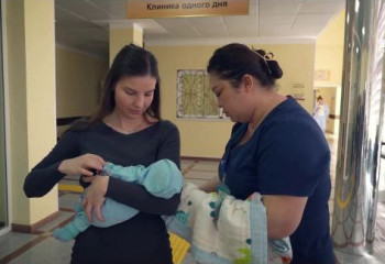 Украиналық келіншек Шымкенттегі периниталдық орталықта босанды