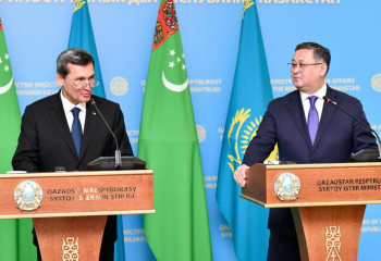 Казахстан и Туркменистан продолжают укреплять отношения стратегического партнёрства