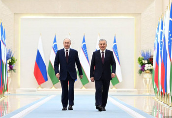 Президенты Узбекистана и России встретились в пригороде Ташкента