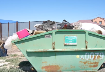 Құлсарыда құрылыс қоқыстарын шығару үшін қосымша 20 контейнер орнатылды