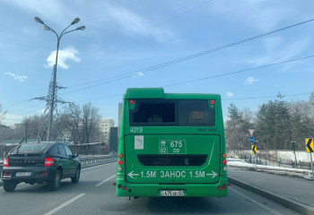 Первый кольцевой автобусный маршрут запустят в Астане