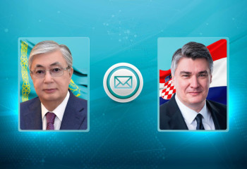 Глава государства направил поздравительную телеграмму Президенту Республики Хорватия