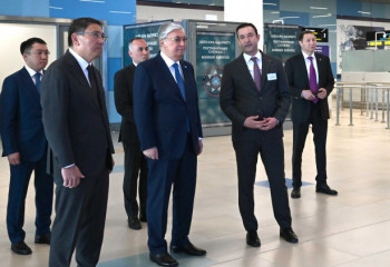 Тоқаев Алматы әуежайының жаңа халықаралық терминалына барды