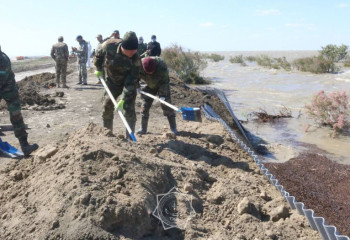 Жылыойда су тасқыны салдарын жою бойынша авариялық-құтқару жұмыстар жалғасуда