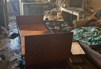 Ақмола облысында көпқабатты тұрғын үйде өрт шықты