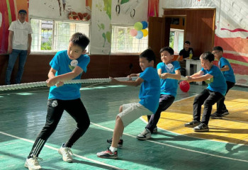 Ақтауда балаларды қорғау күніне орай спорттық эстафета ұйымдастырылды