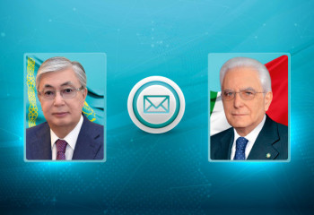 Глава государства поздравил президента Италии с Днем Республики