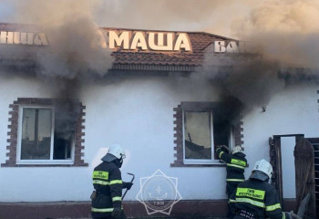 Екібастұзда монша кешені өртенді