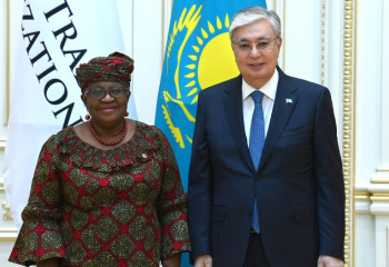 Мемлекет басшысы ДСҰ Бас директоры Нгози Оконджо-Ивеаламен кездесті
