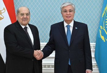 Мемлекет басшысы Мысыр Араб Республикасының Сенат төрағасын қабылдады