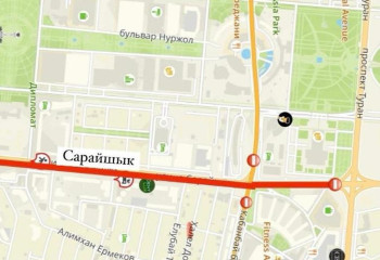 Участок улицы в Астане перекроют на ремонт