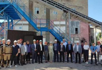 Завод по производству литого модифицированного бетона открыли в Алматы