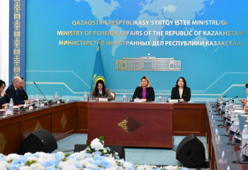 Issues of gender equality, countering domestic violence and human trafficking  discussed at Kazakh FM