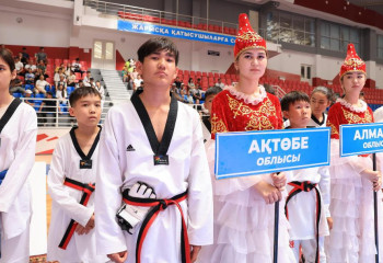 В Талдыкоргане проходит открытый республиканский турнир по таеквондо