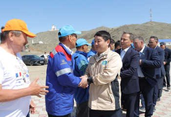 Команду «Кокмойнак» чествовали на самой высокой точке Мангистау – Отпантау