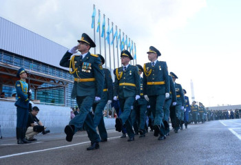Торжественный выпуск офицеров состоялся в Национальном университете обороны РК