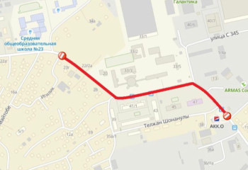 Игілік көшесінің учаскесі жөндеуге жабылады