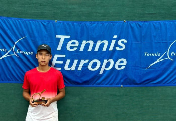 Казахстанский юниор стал абсолютным чемпионом теннисного турнира в Грузии