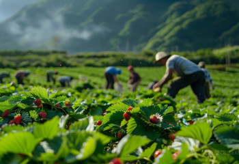 Ұлыбританияда құлпынай теретін қазақстандықтар қанша табыс тауып жүр