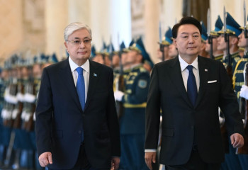 Қазақстанға Корея президенті Юн Сок Ёль келді