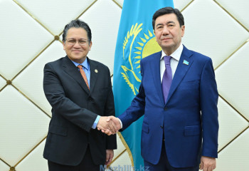 Мәжіліс төрағасы Малайзия Сенаты басшысының міндетін атқарушымен кездесті