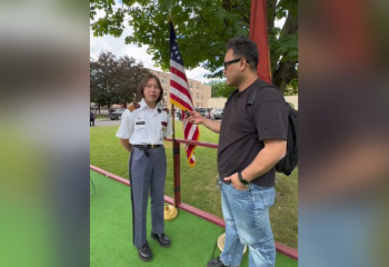 Алматинский фотограф встретил казашку на выпускном Военной Академии в Нью-Йорке