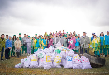 1200 км за неделю – завершилась road-эстафета «Таза Қазақстан» партии «AMANAT»