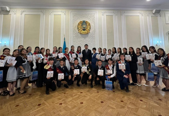 Ақтаулық түлектерге «Алтын белгі» медалі табысталды