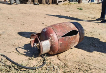 Оралда мал соятын орында газ баллоны жарылды